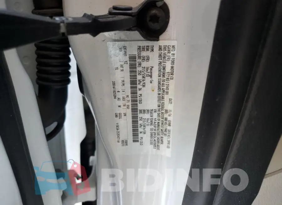1FADP3F28GL405853 Photo# 12