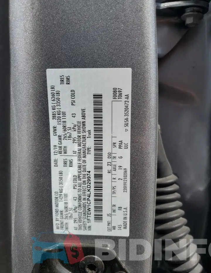 1FTEW1CP4LKD29974 Photo# 13