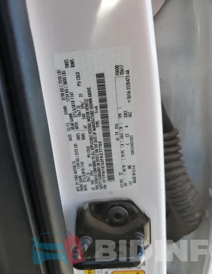 1FTFW1EG3FKE77765 Photo# 12