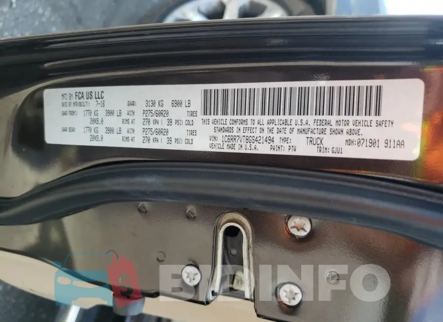 1C6RR7VT8GS421494 Photo# 12