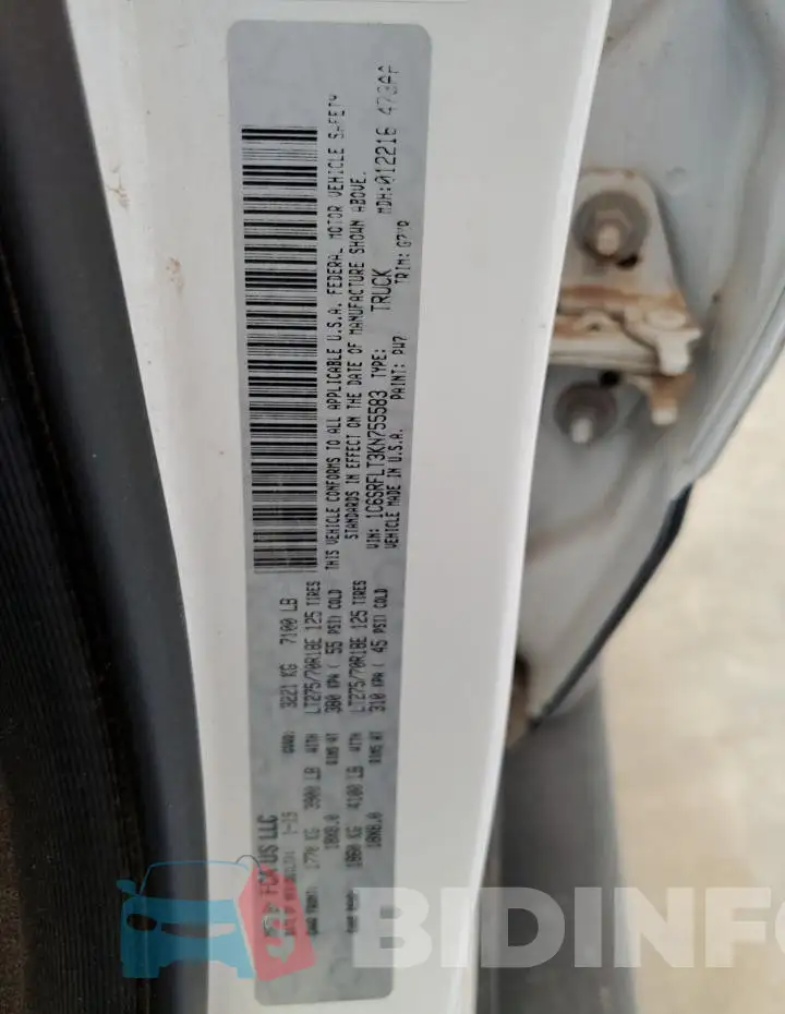 1C6SRFLT3KN755583 Photo# 12