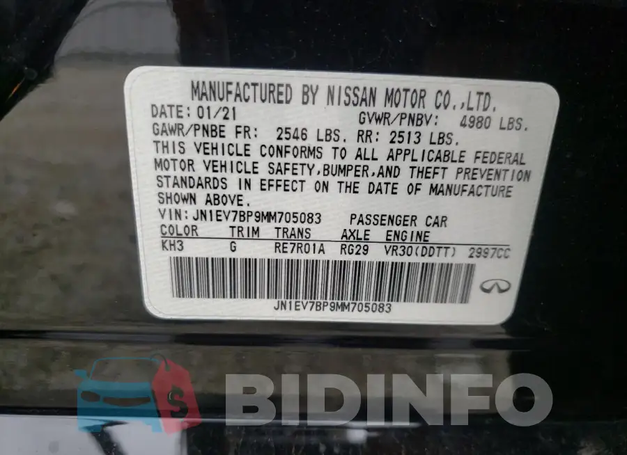 JN1EV7BP9MM705083 Photo# 12
