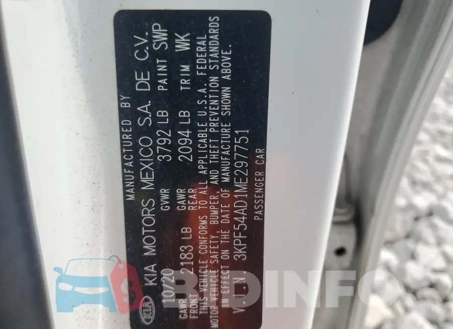 3KPF54AD1ME297751 Photo# 13