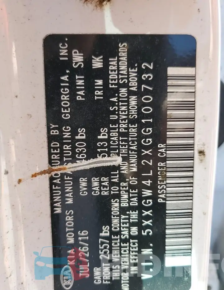 5XXGW4L2XGG100732 Photo# 12