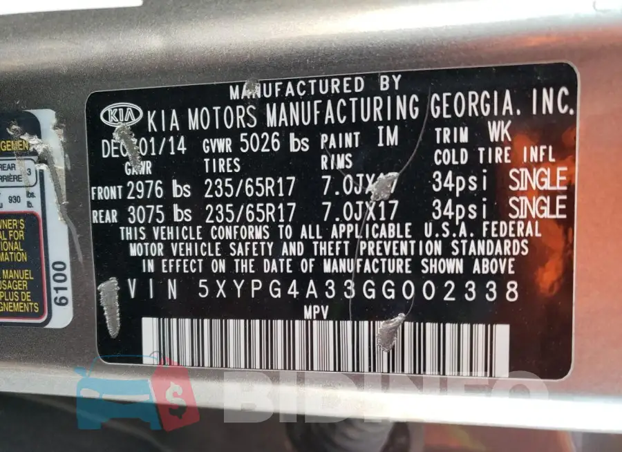 5XYPG4A33GG002338 Photo# 12
