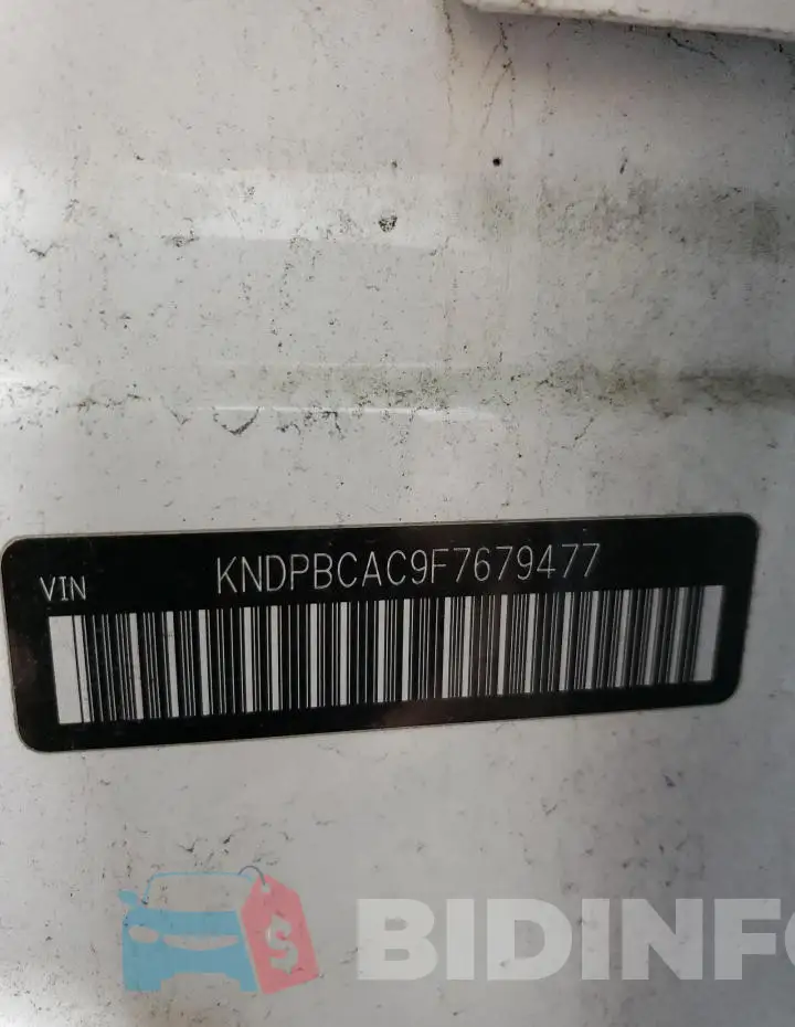 KNDPBCAC9F7679477 Photo# 13