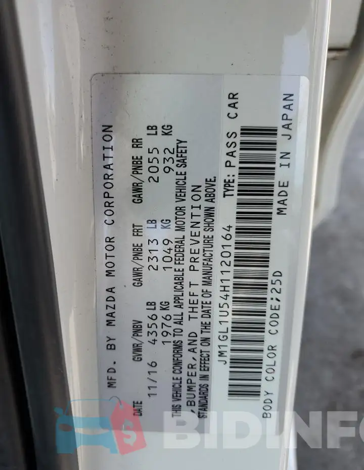 JM1GL1U54H1120164 Photo# 12