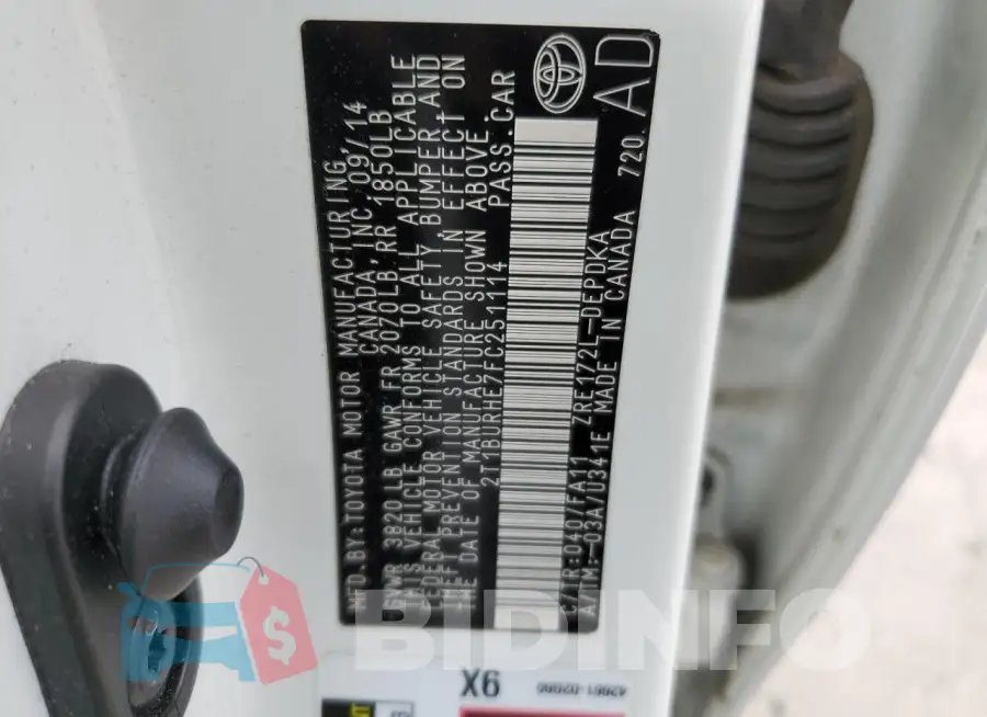 2T1BURHE7FC251114 Photo# 12