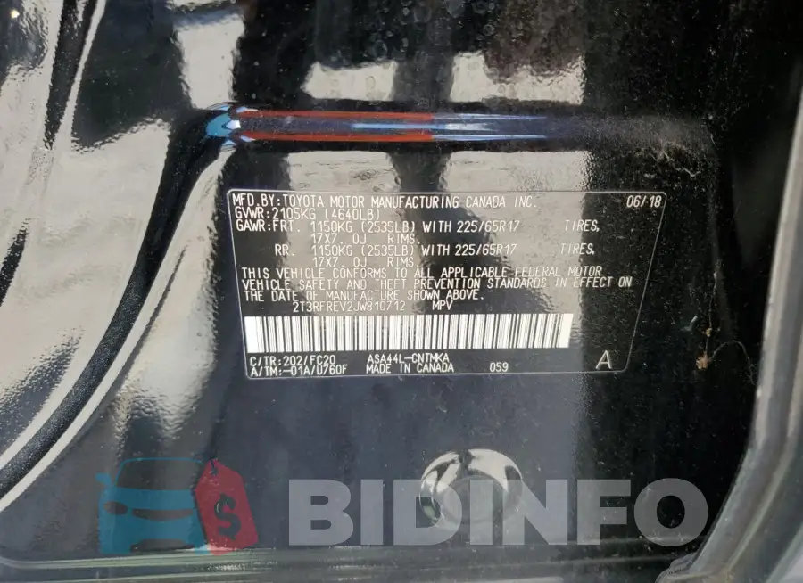 2T3RFREV2JW810712 Photo# 13