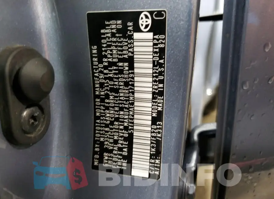 5YFEPMAE1MP171791 Photo# 13