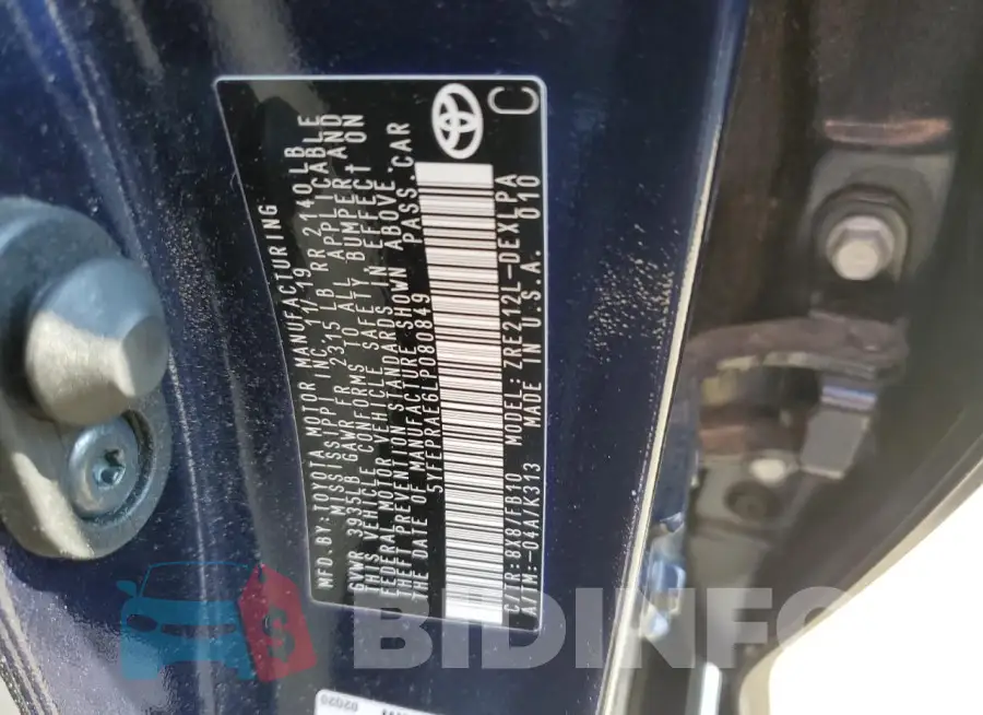5YFEPRAE6LP080849 Photo# 10