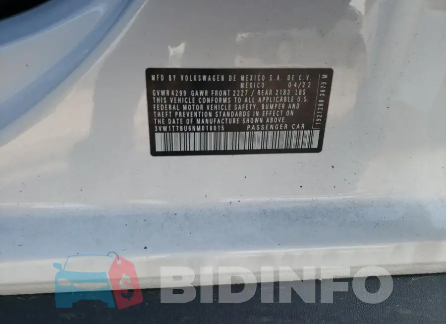3VW1T7BU6NM016015 Photo# 12