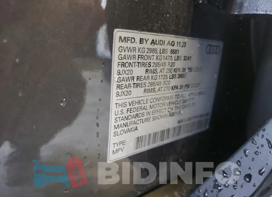 WA1LXBF79PD006465 Photo# 12