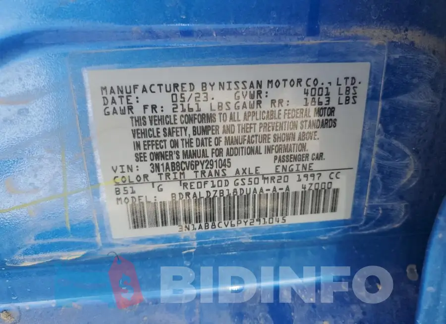 3N1AB8CV6PY291045 Photo# 12