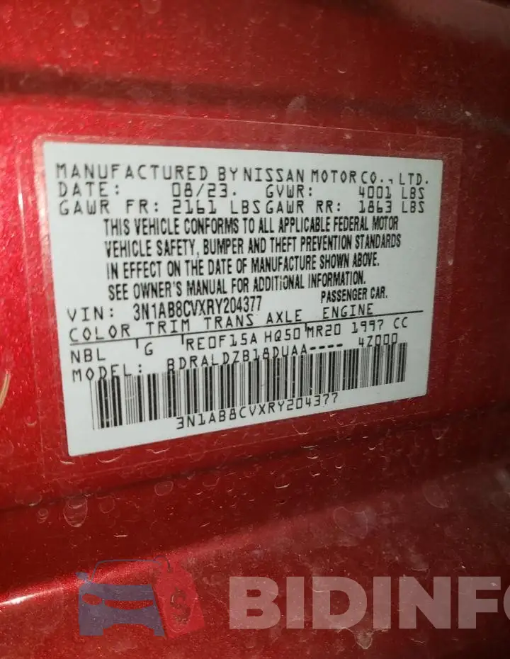 3N1AB8CVXRY204377 Photo# 12
