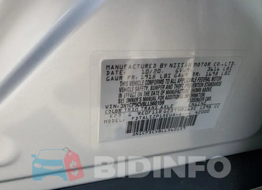 3N1CP5CV8LL560159 Photo# 14
