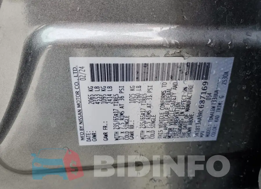 5N1BT3AA9RC687169 Photo# 13