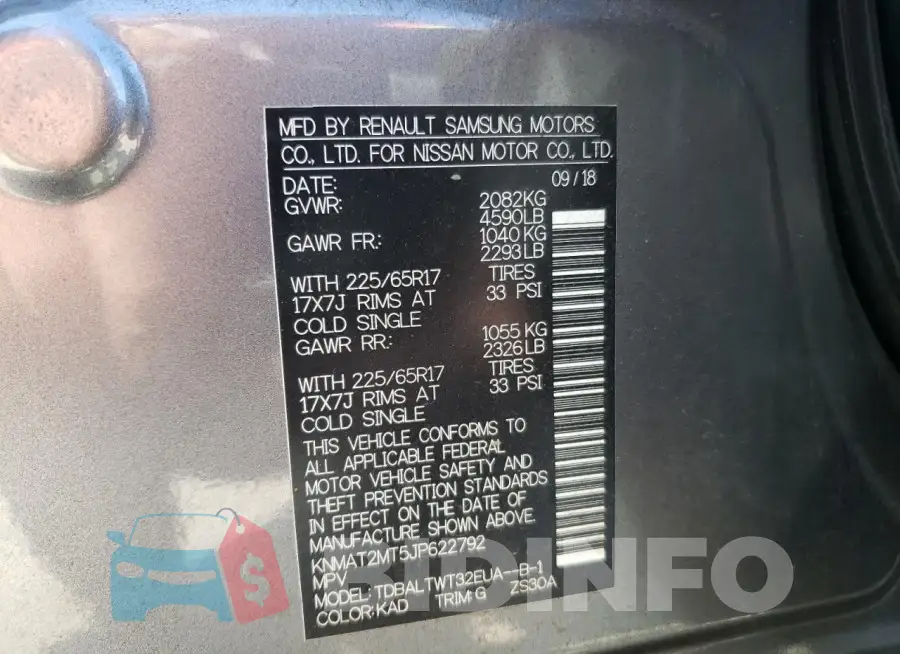 KNMAT2MT5JP622792 Photo# 12