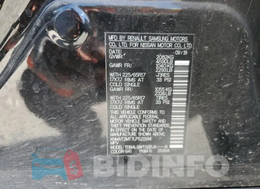 KNMAT2MT7LP521594 Photo# 13