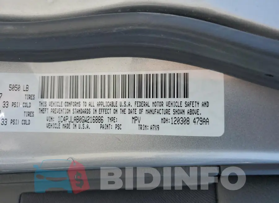 1C4PJLAB0GW216886 Photo# 13