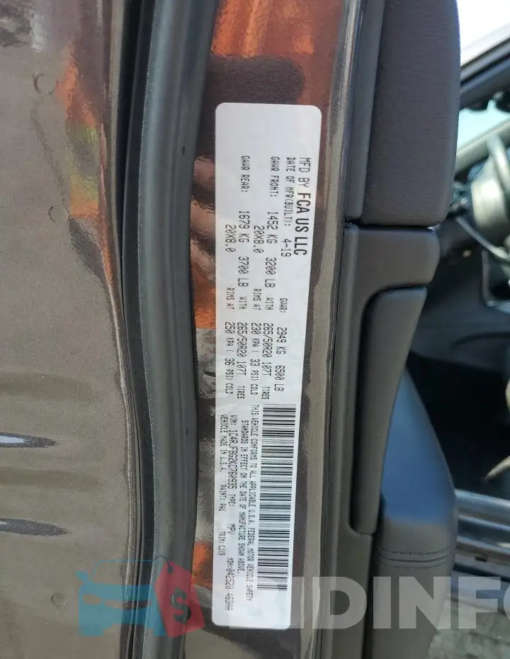 1C4RJFBG2KC760935 Photo# 13