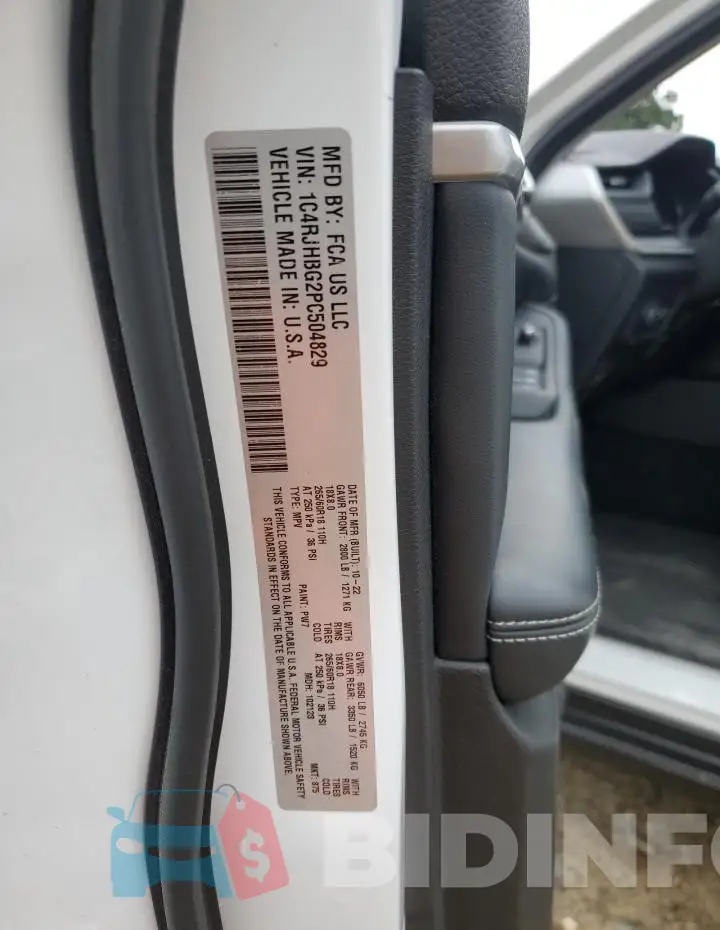 1C4RJHBG2PC504829 Photo# 14