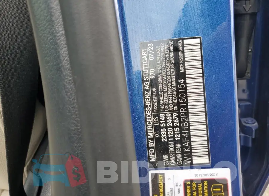 W1KAF4HB2PR150154 Photo# 12