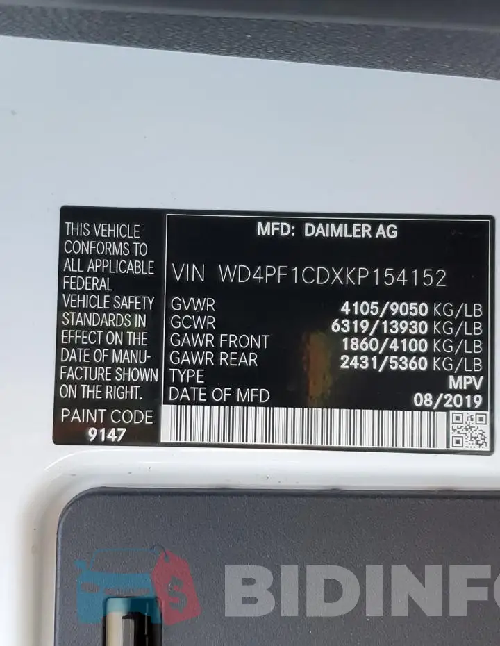 WD4PF1CDXKP154152 Photo# 13