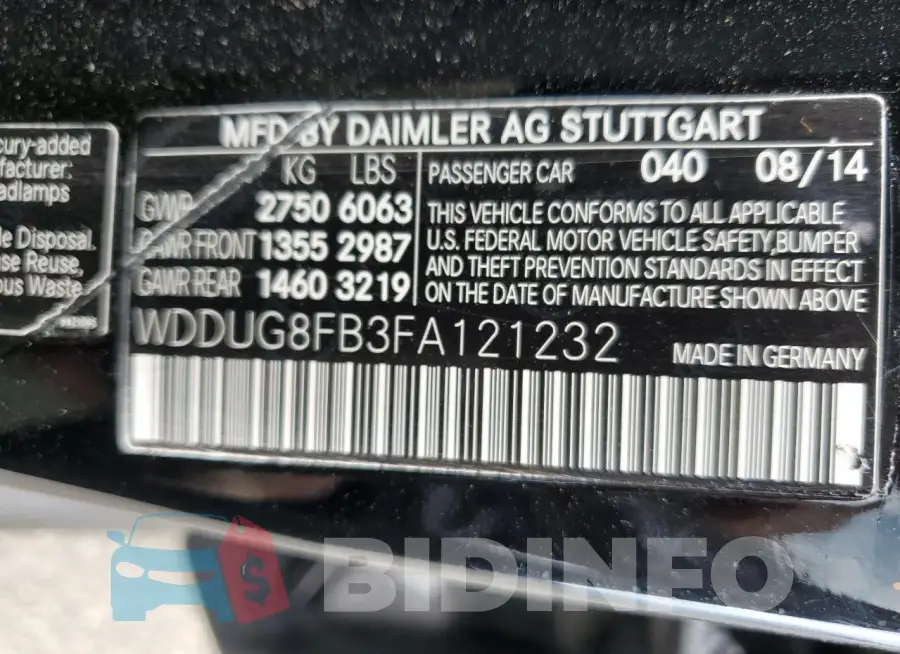 WDDUG8FB3FA121232 Photo# 12