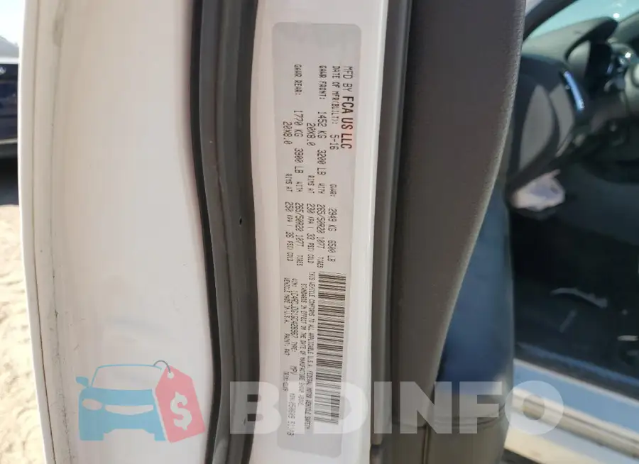 1C4RDJDG1GC428967 Photo# 13