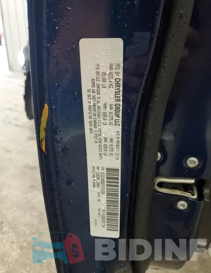 2C3CDXBG6FH731528 Photo# 12