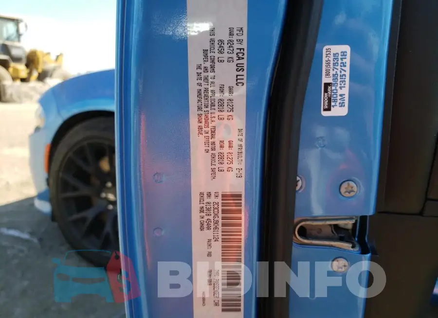 2C3CDXGJ9KH611124 Photo# 12