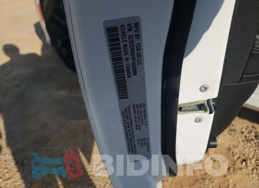 2C3CDXHG4PH568869 Photo# 12