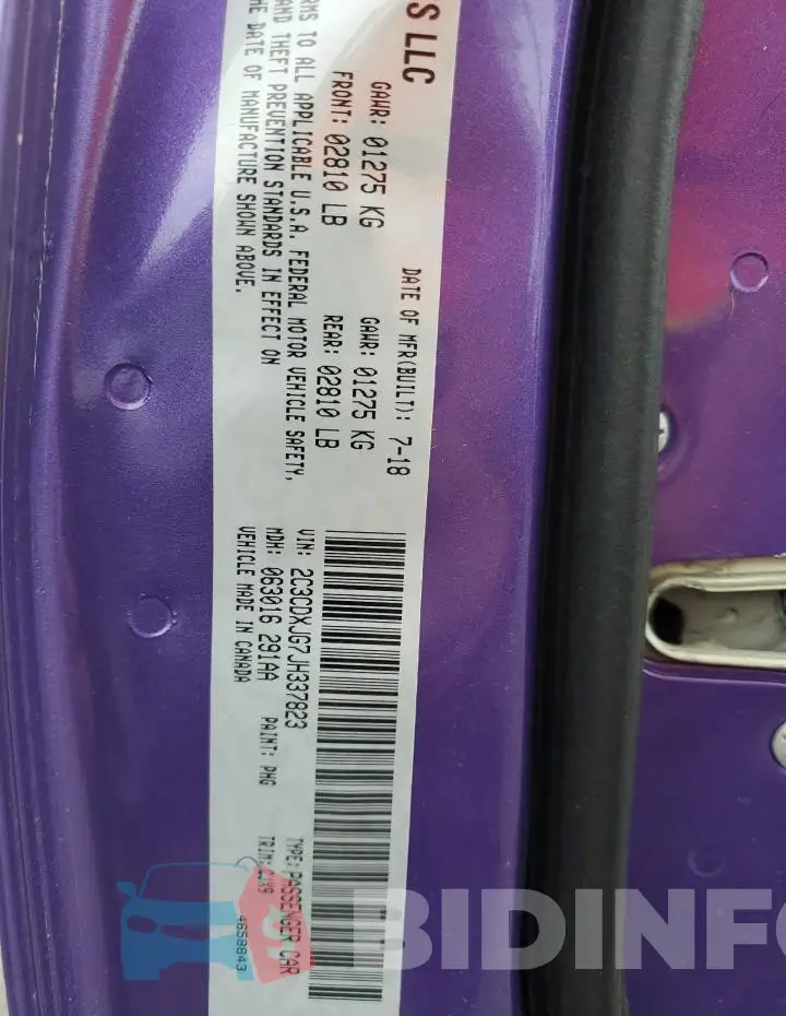 2C3CDXJG7JH337823 Photo# 12