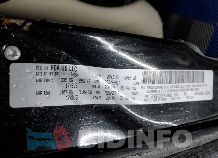 2C4RDGCG4LR194801 Photo# 13
