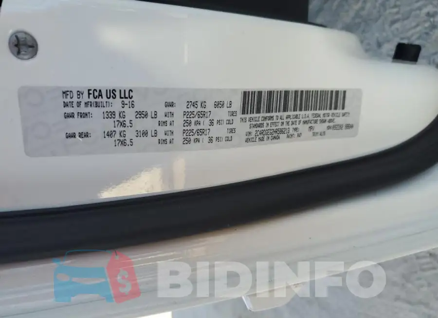 2C4RDGEG2HR586213 Photo# 14