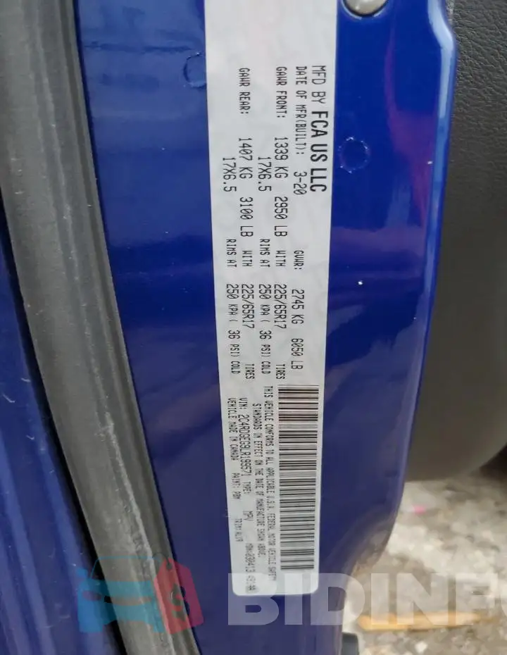 2C4RDGEG9LR199571 Photo# 13