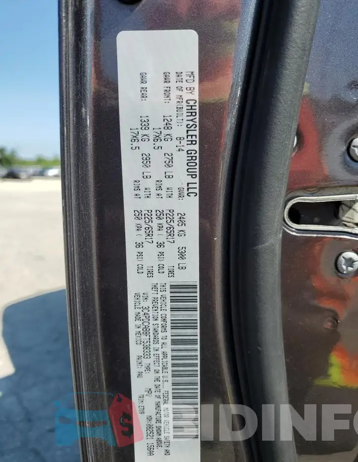 3C4PDCAB8FT538333 Photo# 13