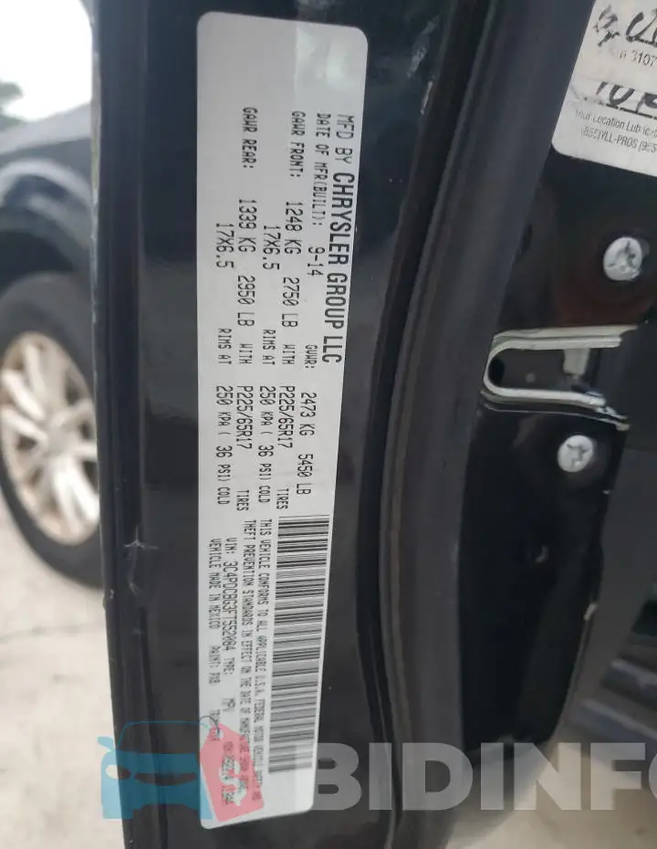 3C4PDCBG3FT552084 Photo# 13