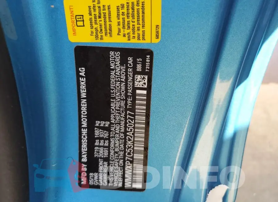 WMWXP7C53K2A50277 Photo# 14