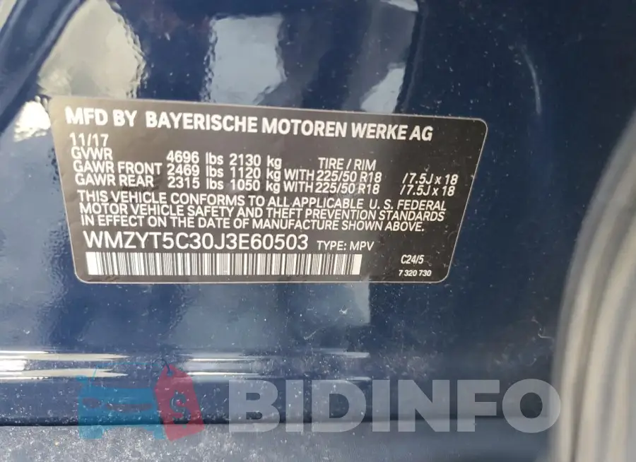 WMZYT5C30J3E60503 Photo# 12