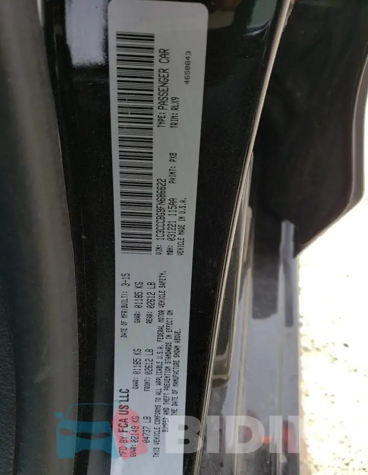 1C3CCCBG9FN686622 Photo# 13