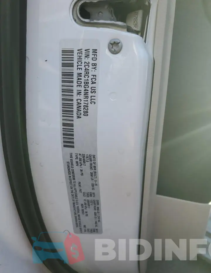 2C4RC1BG4NR178280 Photo# 14