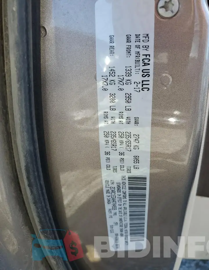 2C4RC1EG4HR704939 Photo# 13