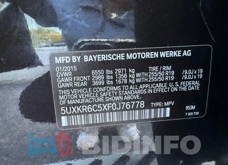 5UXKR6C5XF0J76778 Photo# 10