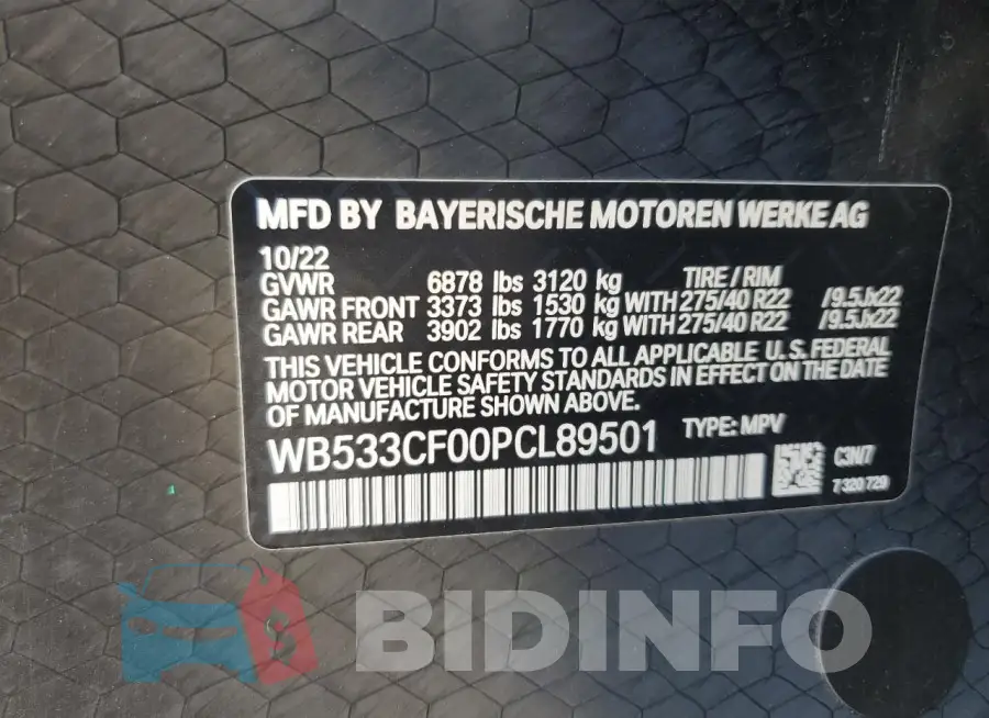WB533CF00PCL89501 Photo# 12