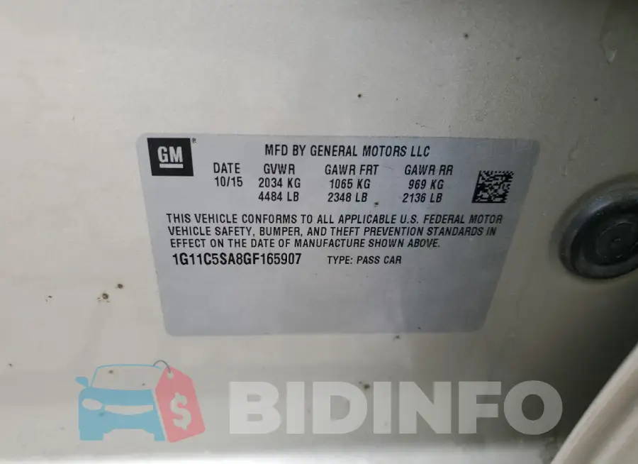 1G11C5SA8GF165907 Photo# 12