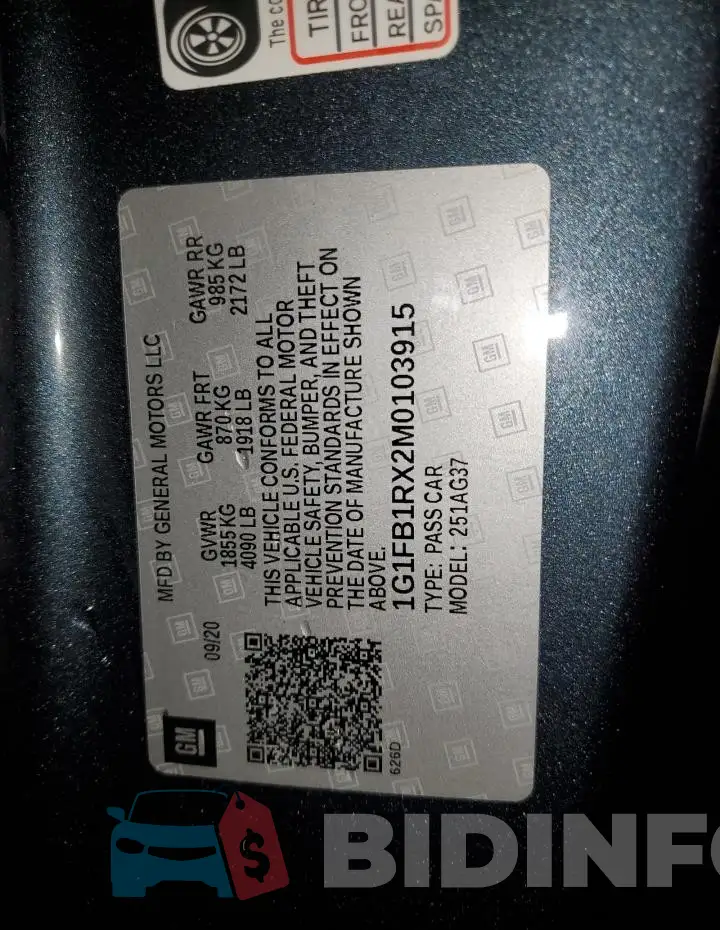1G1FB1RX2M0103915 Photo# 12
