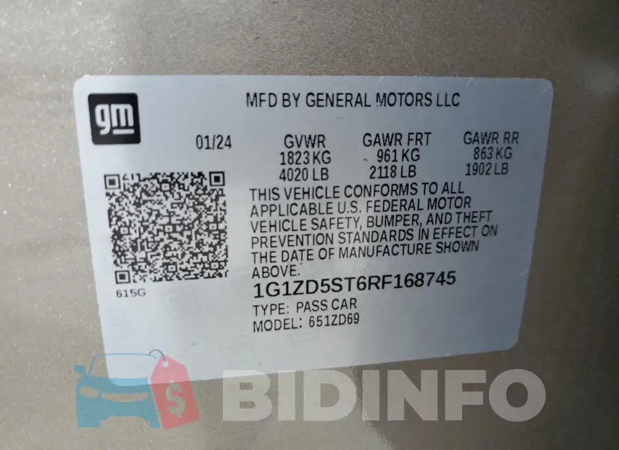 1G1ZD5ST6RF168745 Photo# 12