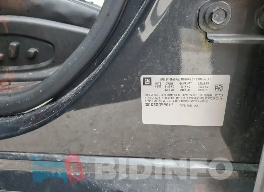 2G1125S39F9290118 Photo# 12